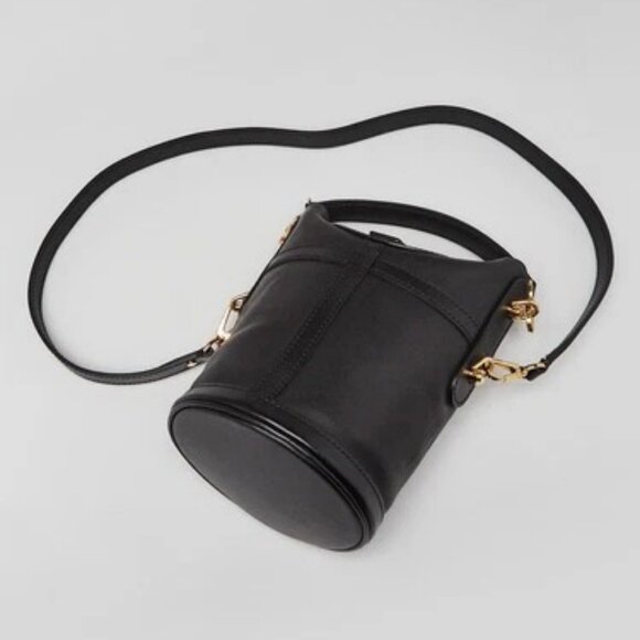 Louis Vuitton Black Calfskin Leather Classic Duffle Bucket Bag - Picture 3 of 9